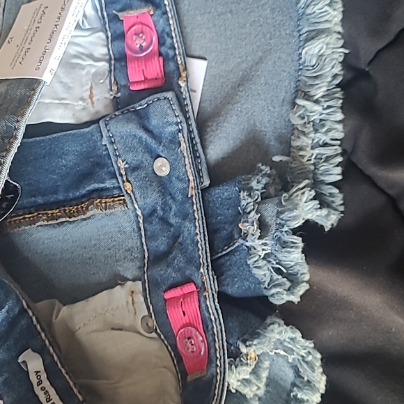 Calvin Klein Girl Shorts, Blue, size 12 - Picture 7 of 7